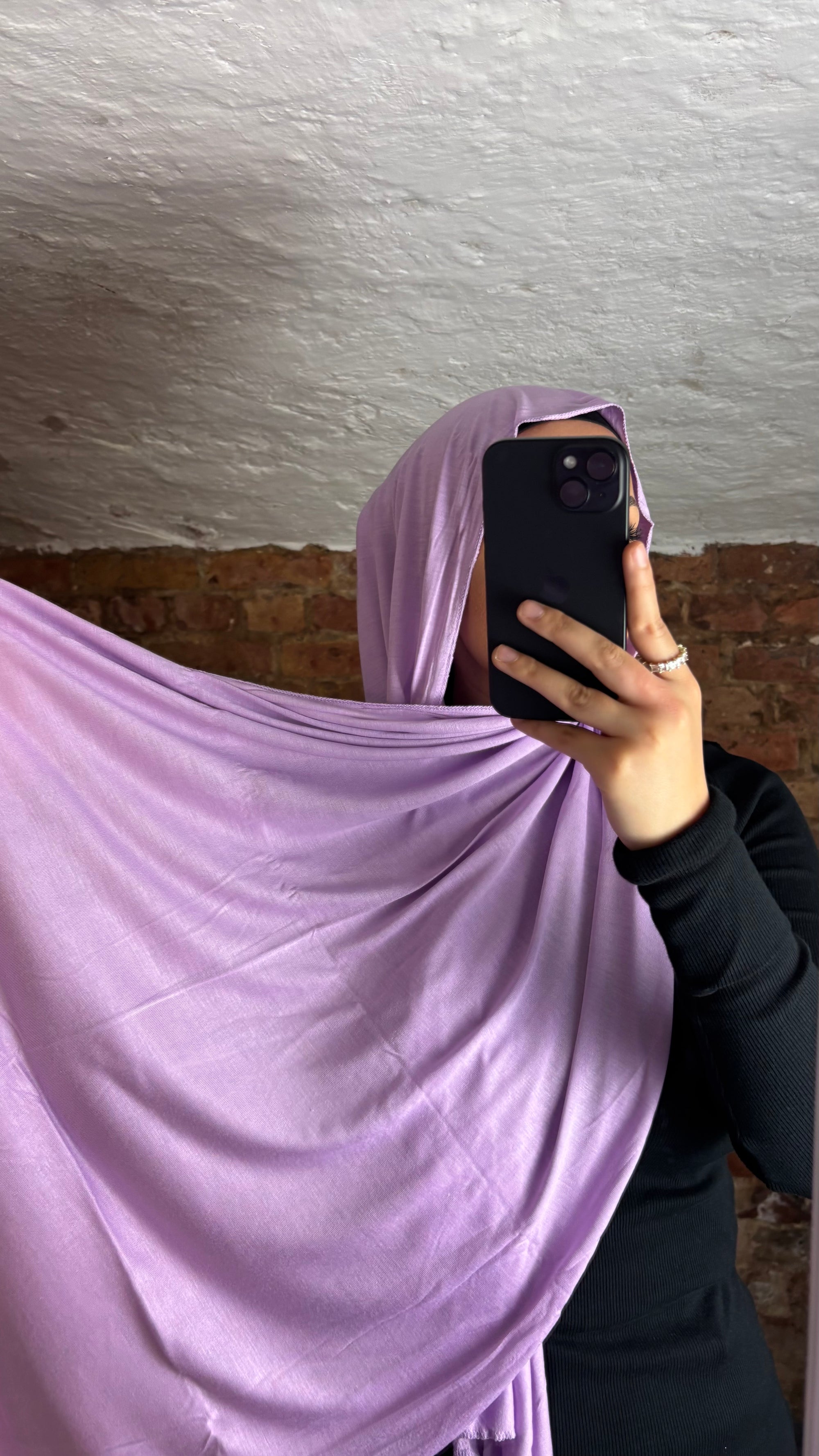 Armine jersey hijab in purple