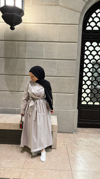 Noya Wickelkleid in mocca
