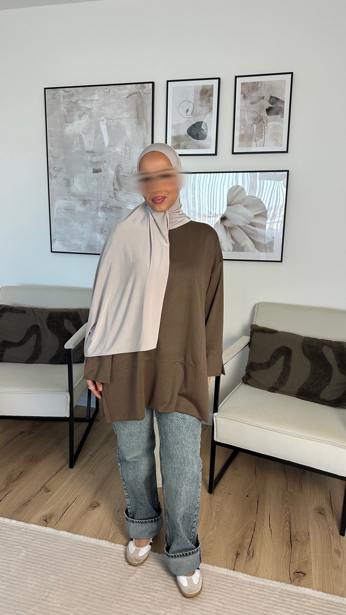 Basic Oversized Oberteil