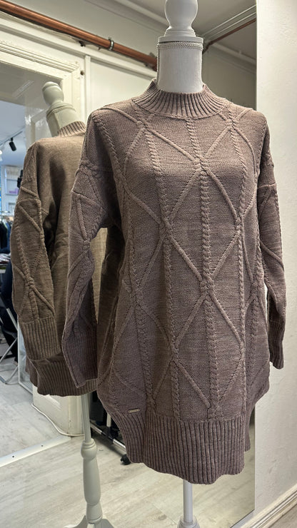 ARMINE STRICK PULLOVER IN ALTROSA