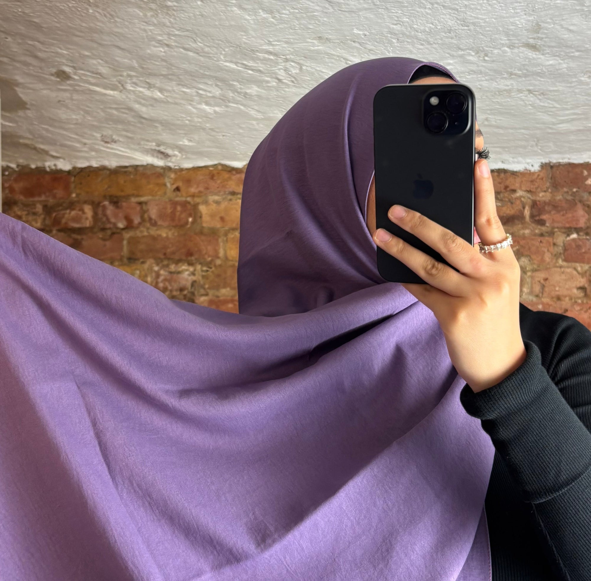 Armine Premium Jazz Hijab in Purple