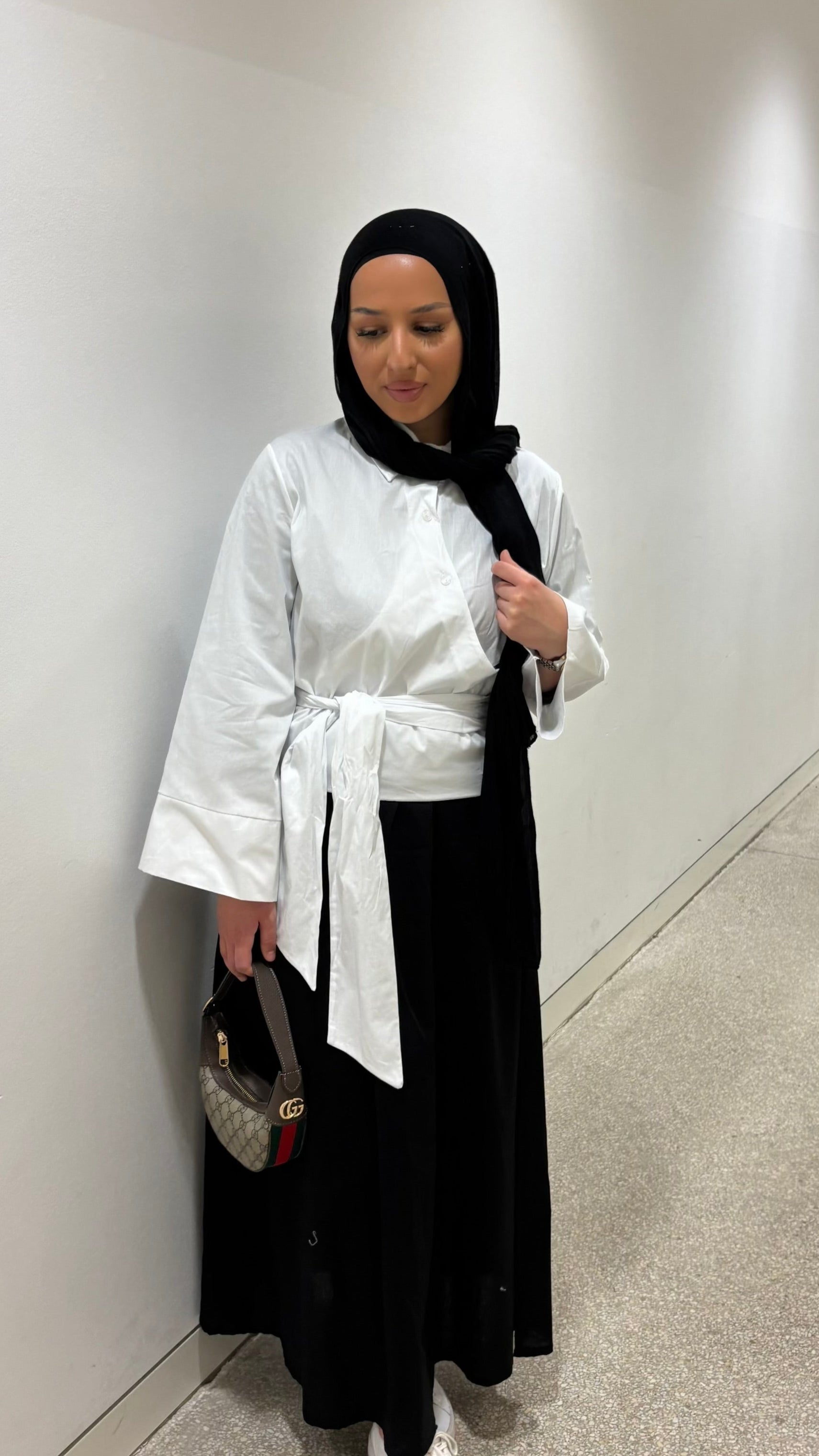 Efna top in white