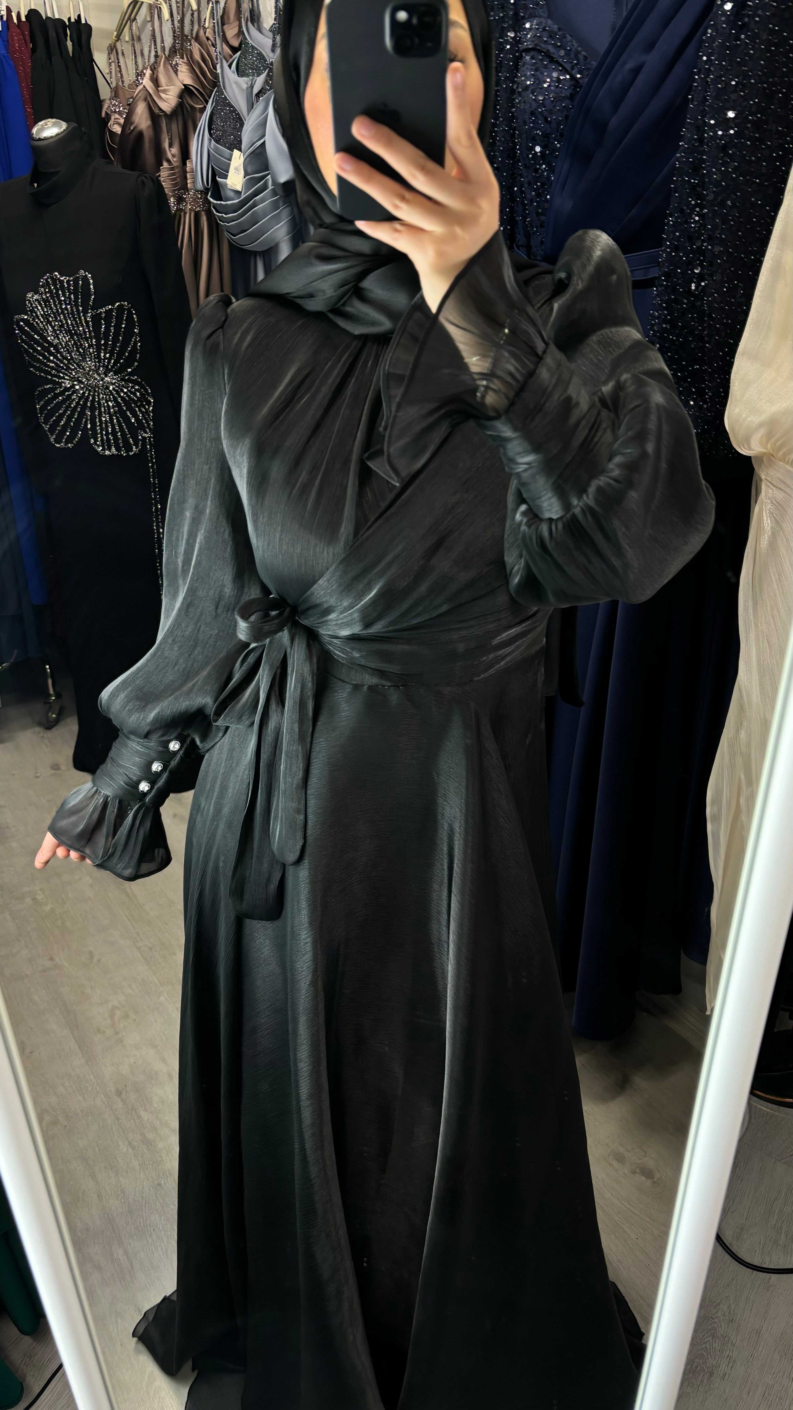 Robe de soirée Anaya en noir
