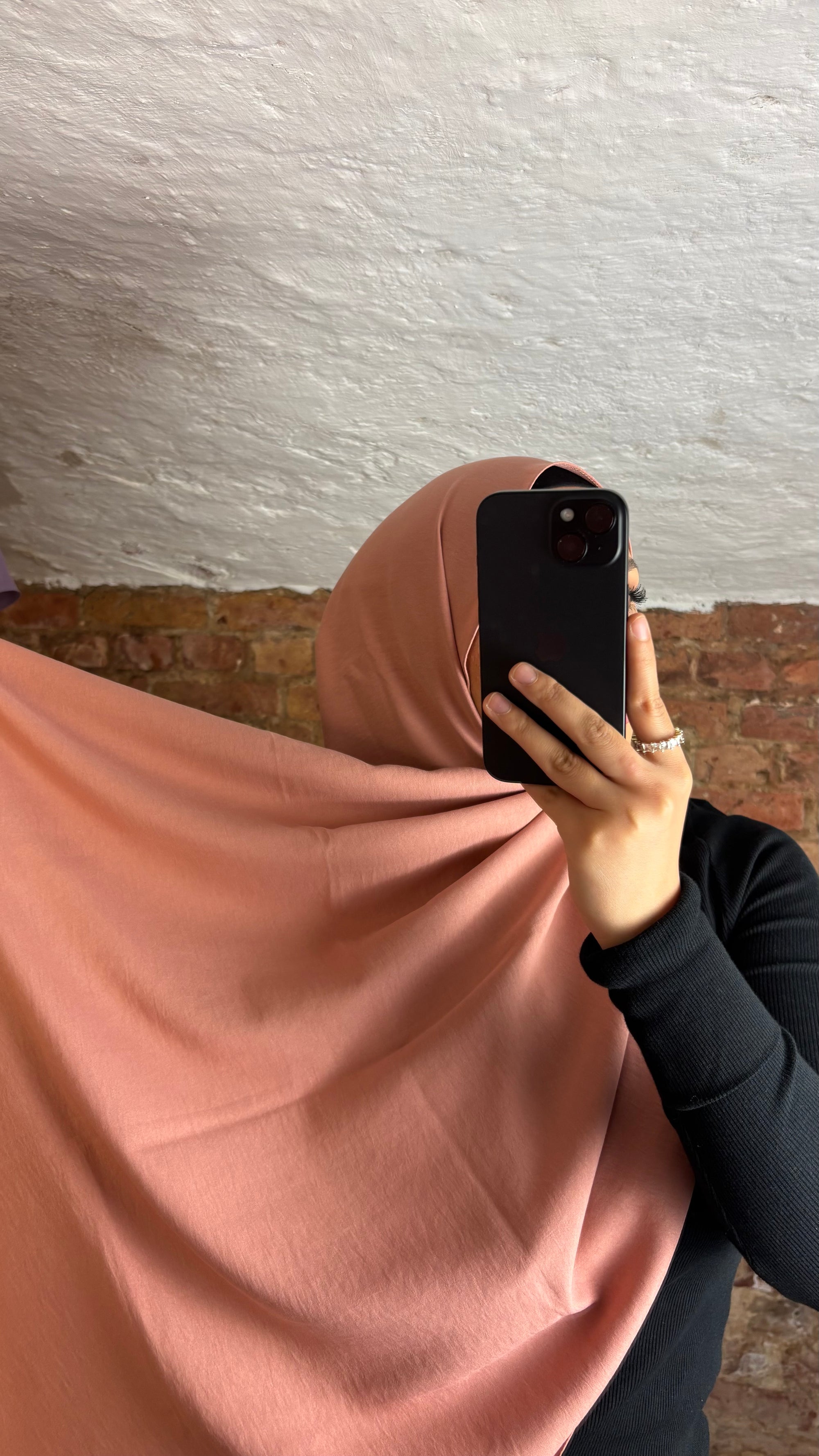 Armine Premium Jazz Hijab in powder pink