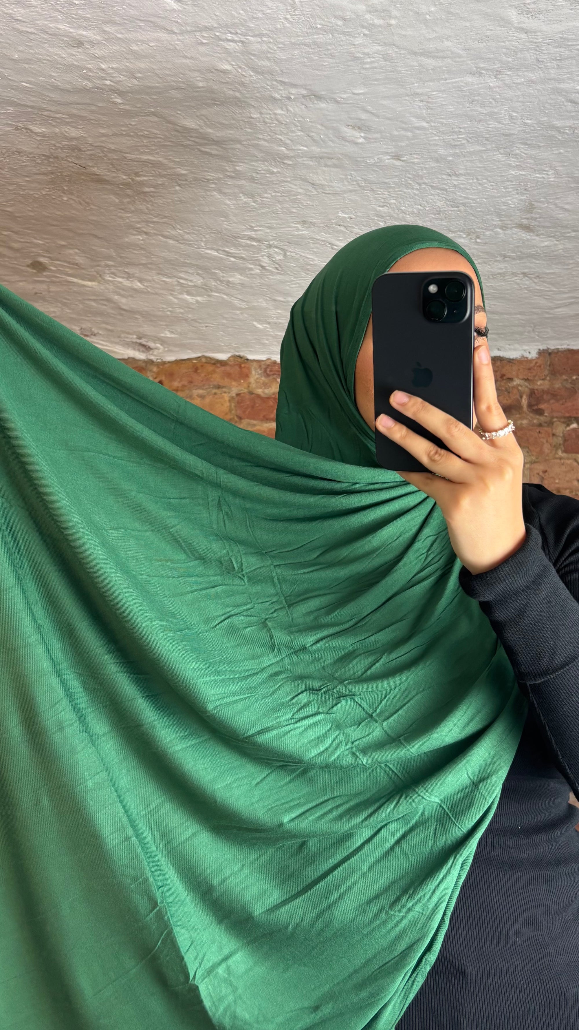 Armine Premium Jersey in Smaragdgrün