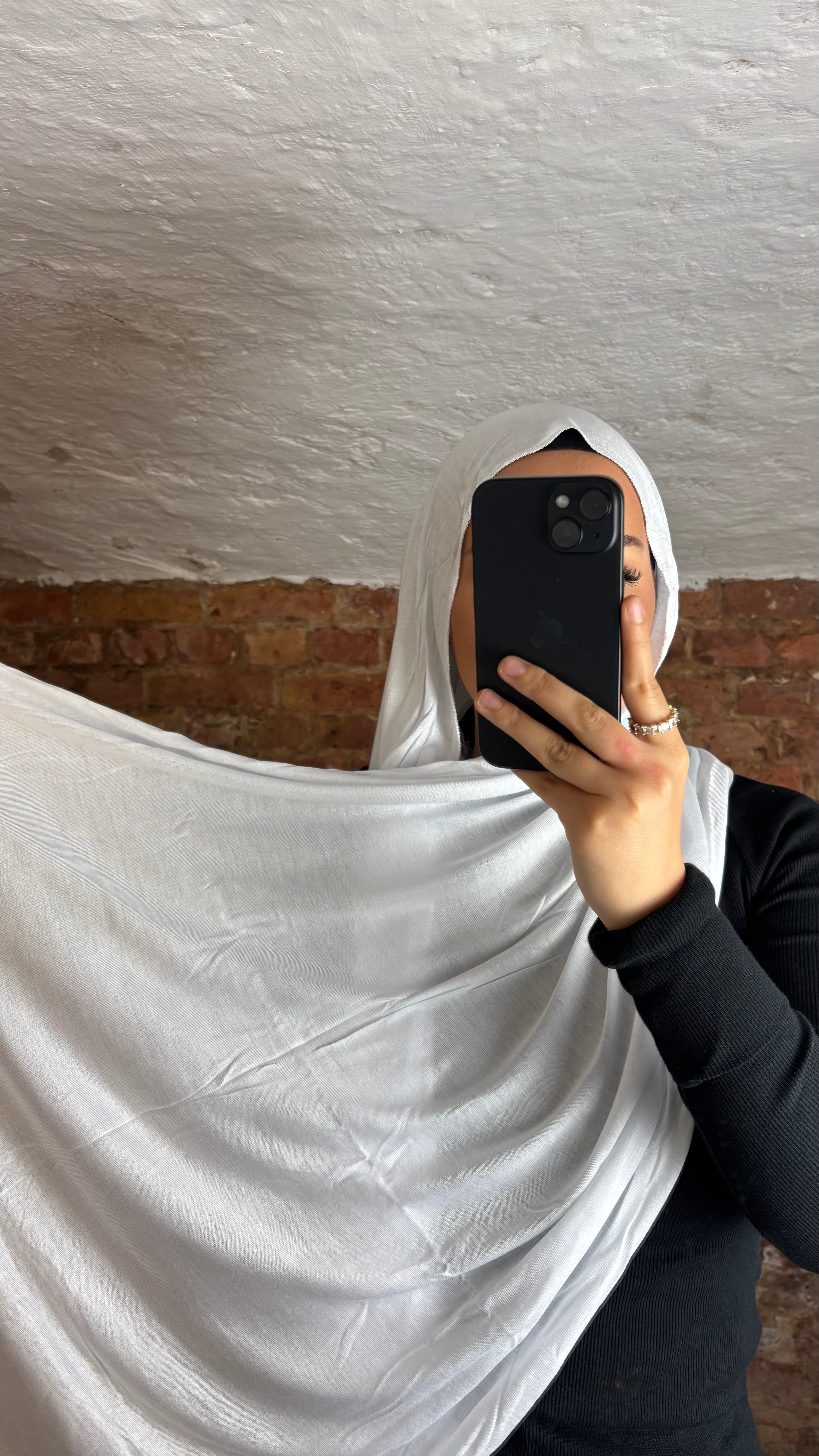 Armine Jersey Hijab in Weiß