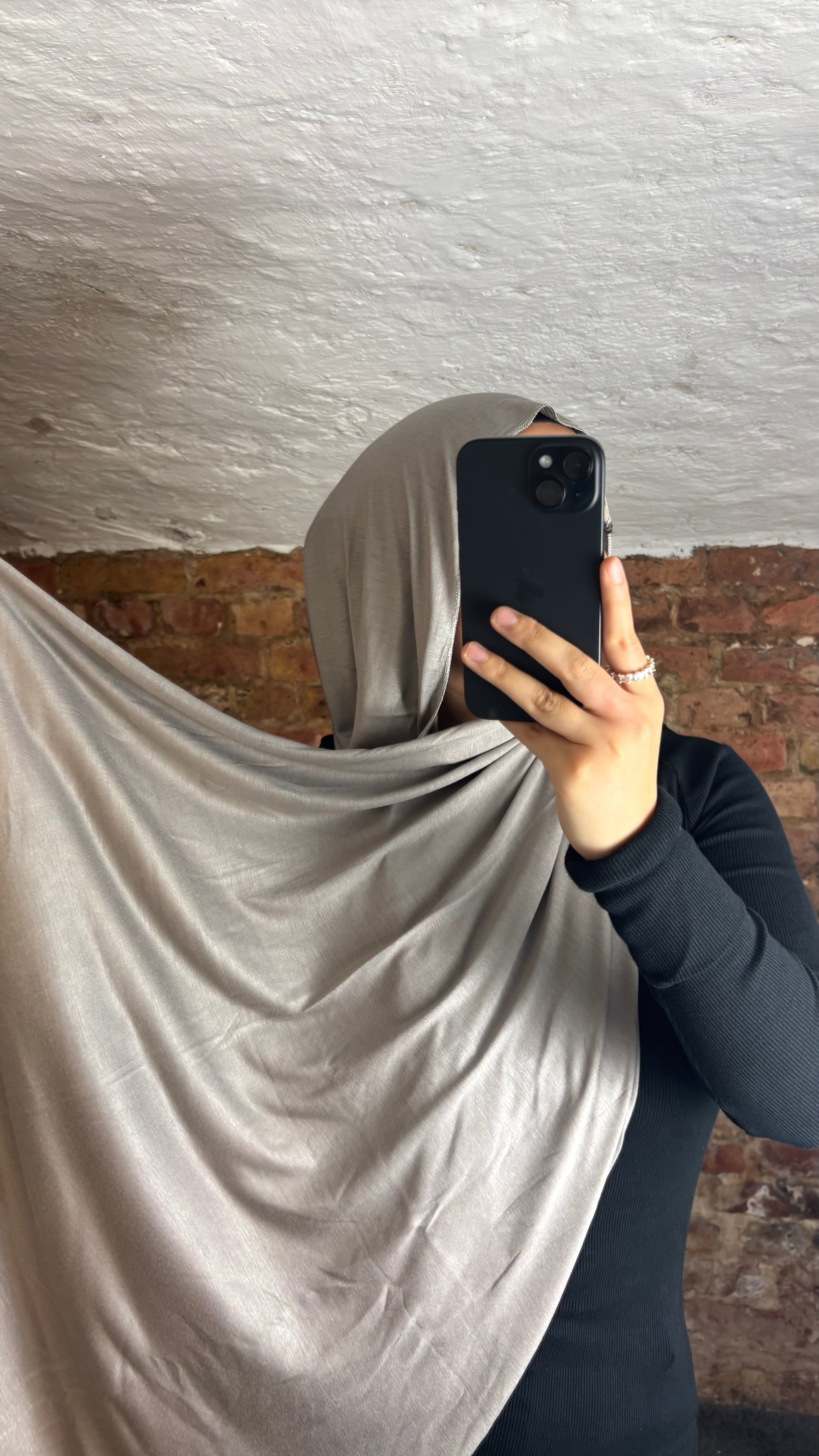 Armine Jersey Hijab in Stone