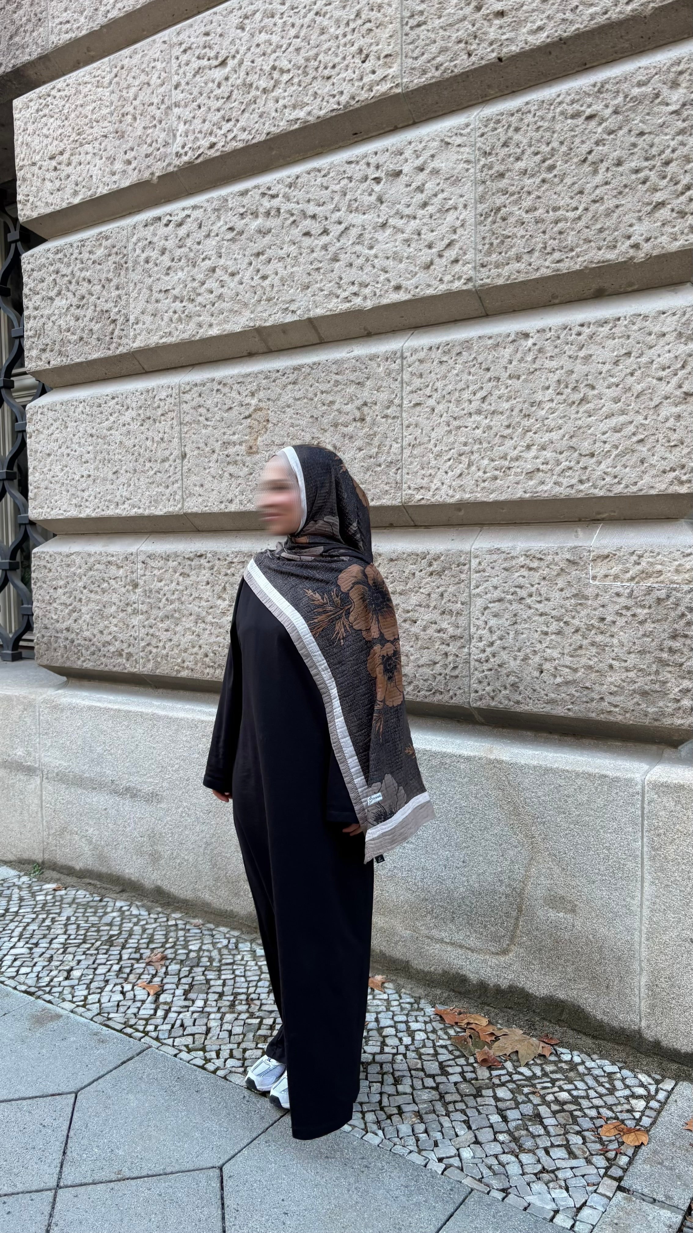 Rosea Hijab in Braun/Beige