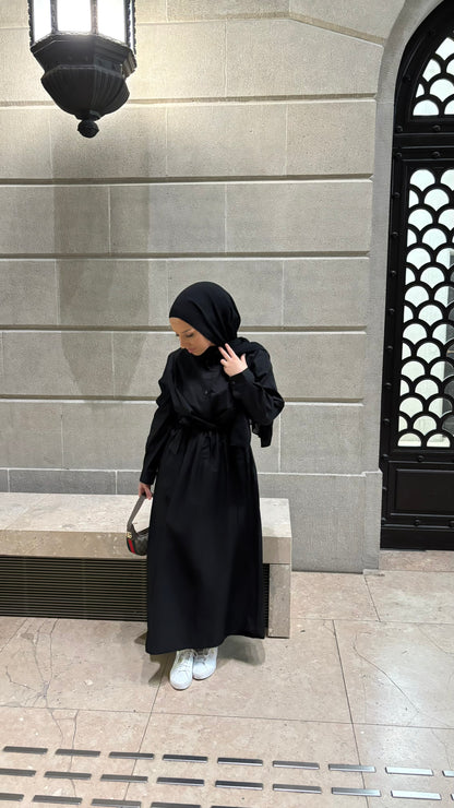 Noya Wickelkleid in schwarz