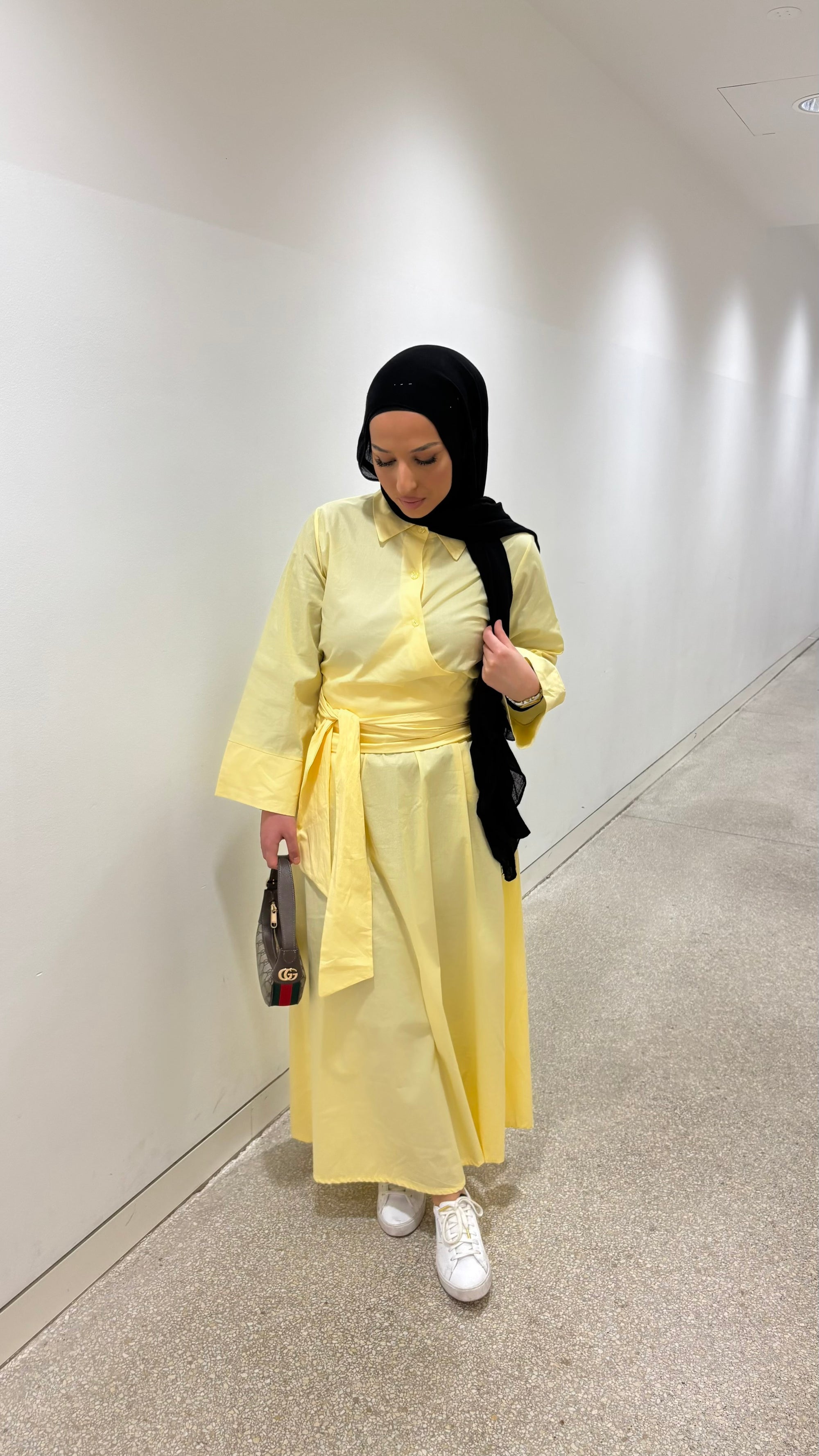 Efna top in butter yellow