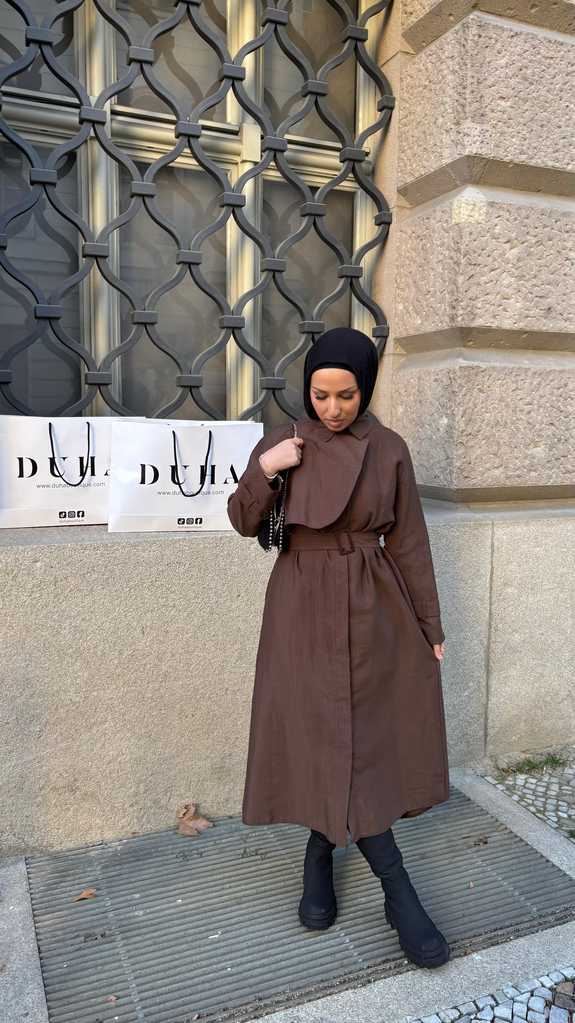 Adele Trenchcoat in braun