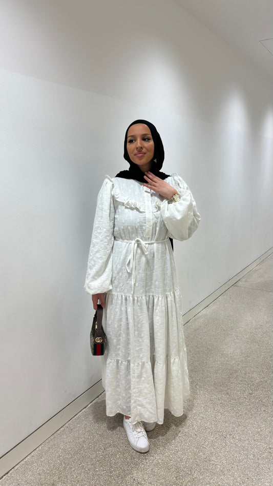 Nabila Kleid in weiß