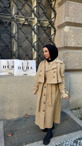 Alea 3in1 Trenchcoat in kamel