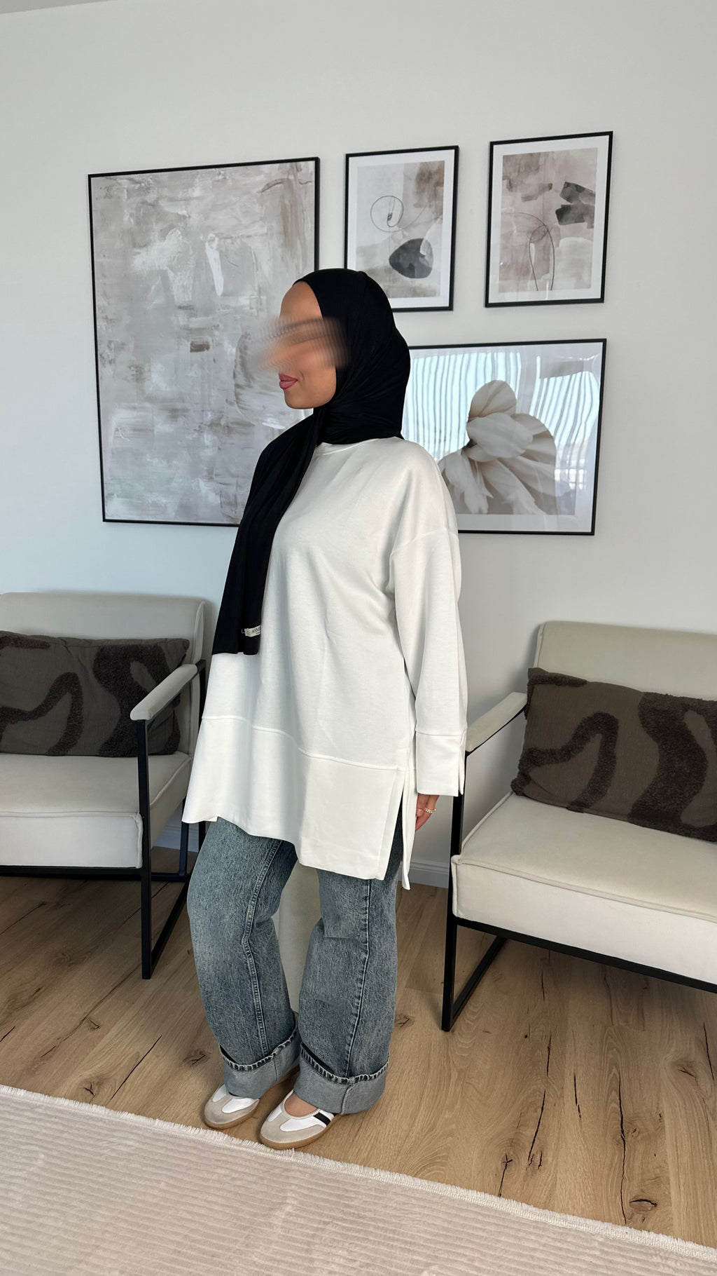 Basic Oversized Oberteil