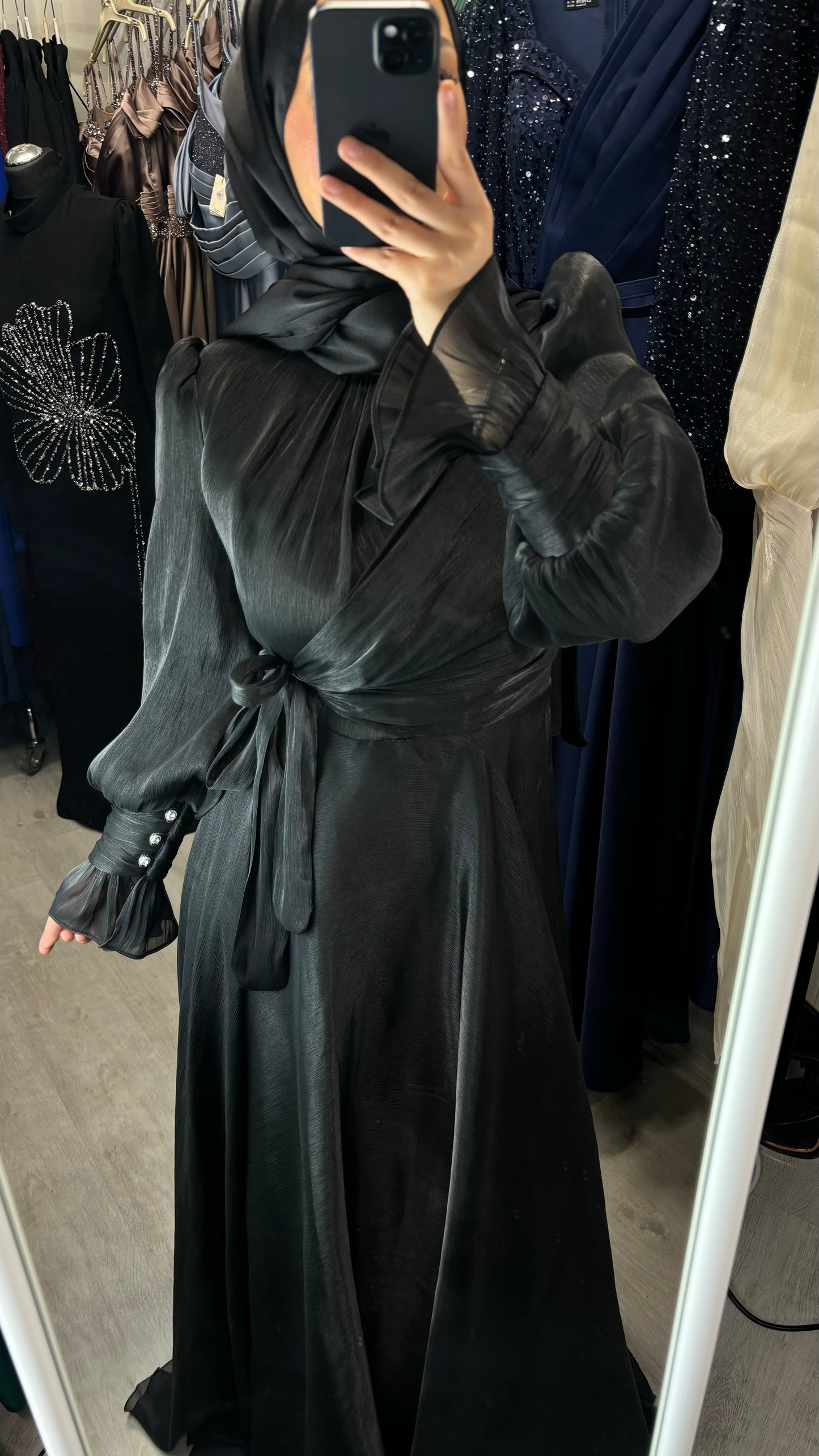 ANAYA DRESS IN SCHWARZ