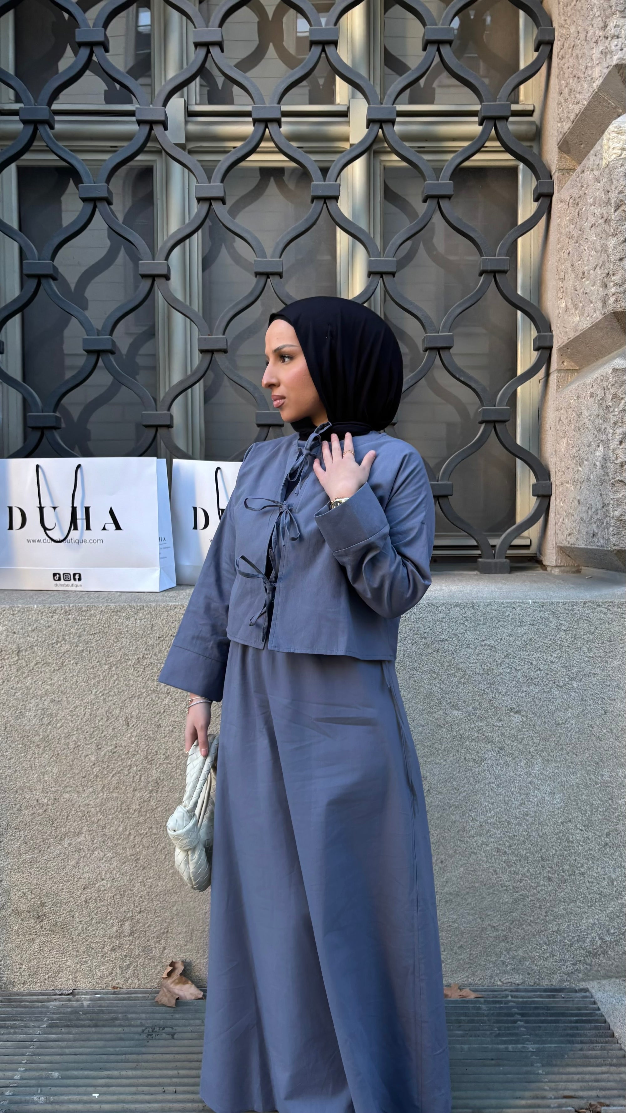 Amara Set in blau