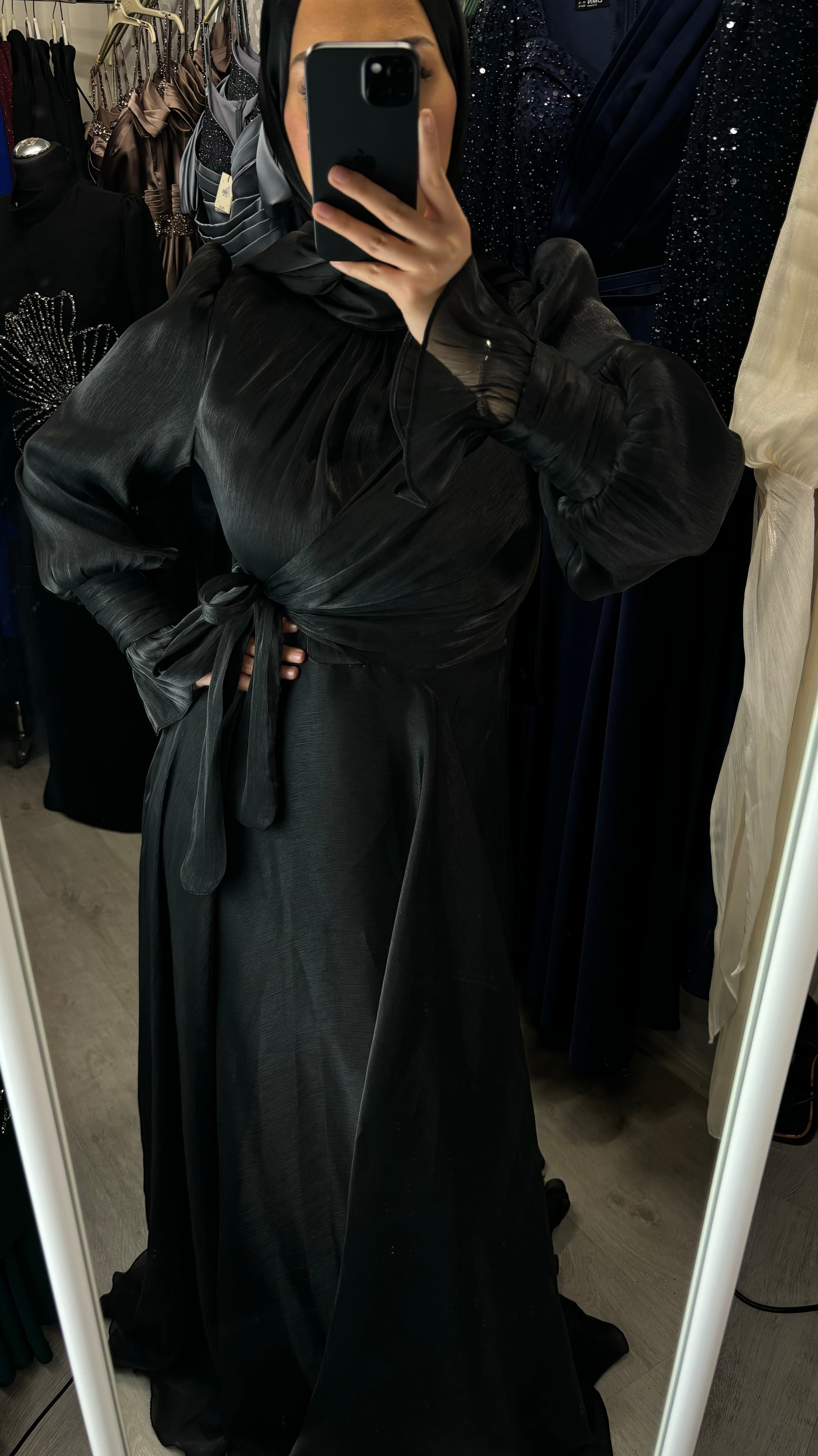 Robe de soirée Anaya en noir
