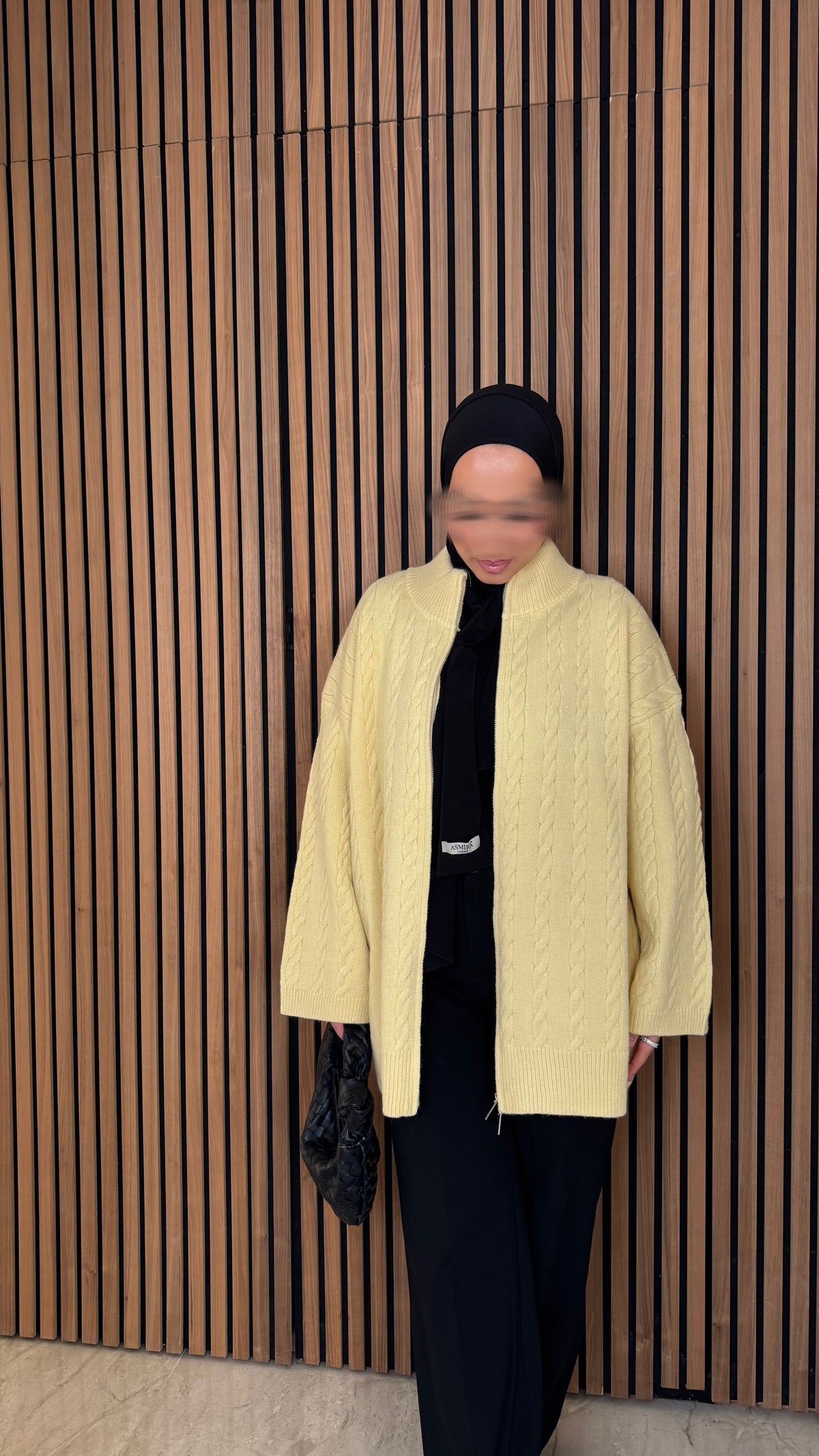 Ilkim Cardigan mit Zopfmuster