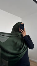 Janjan Hijab in Olivgrün