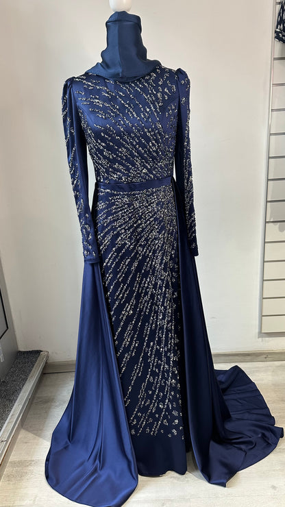 Abendkleid „Lara“ in Blau