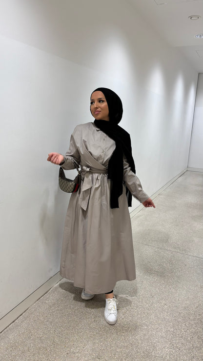 Noya Wickelkleid in mocca