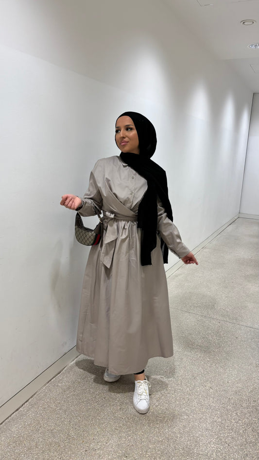 Noya Wickelkleid in mocca