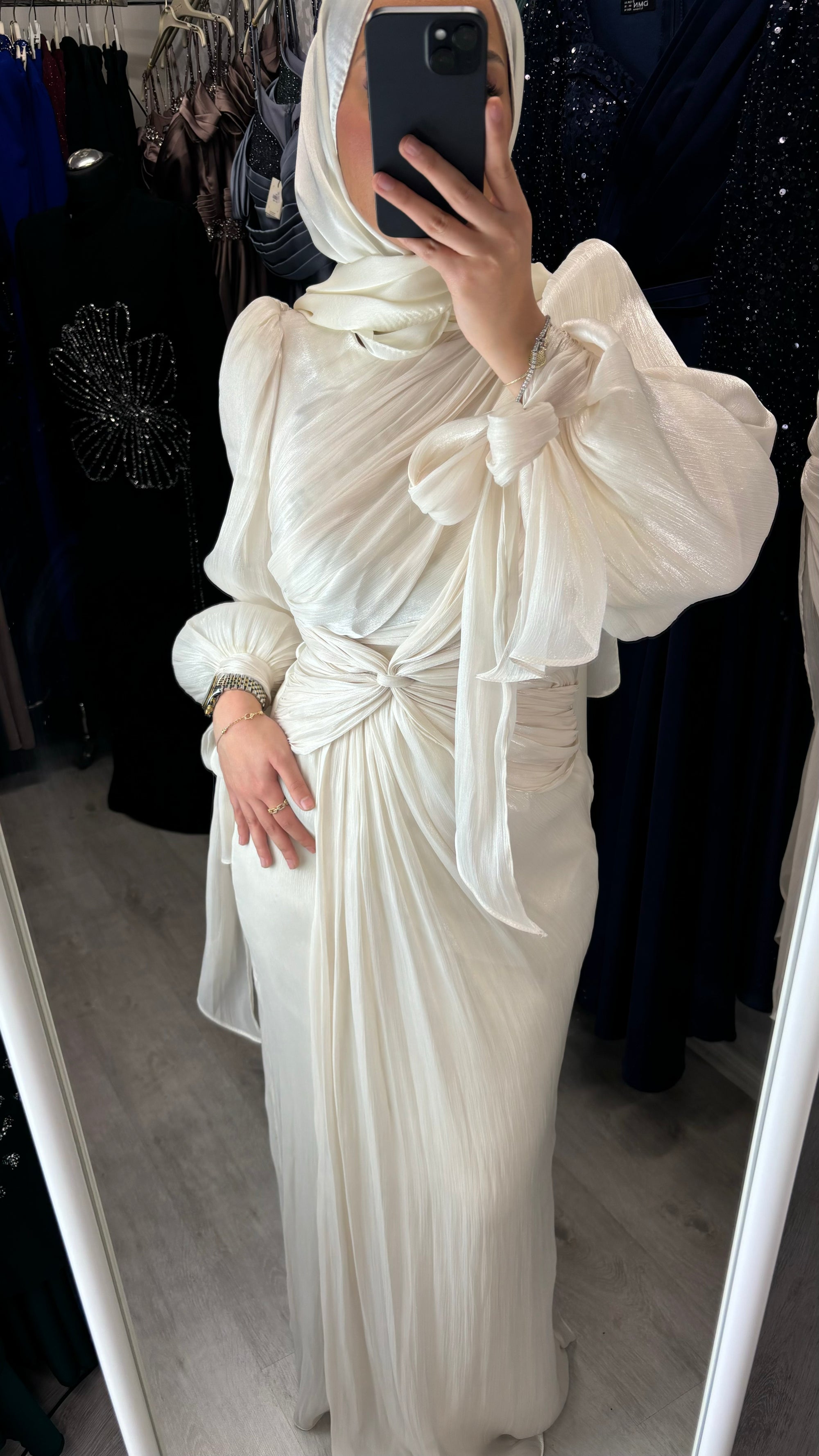 Alya Abendkleid in creme
