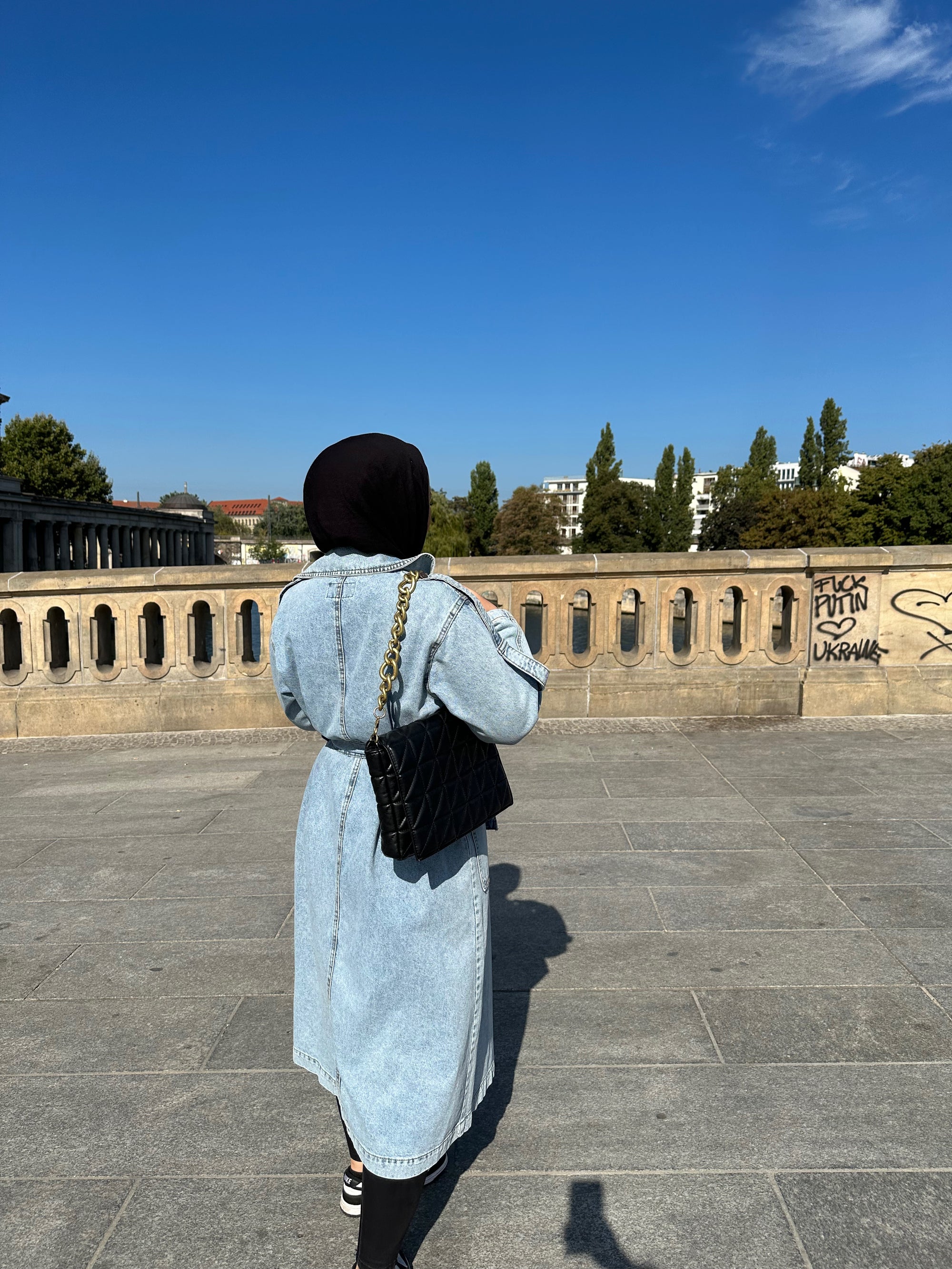 Safa Denim Trenchcoat