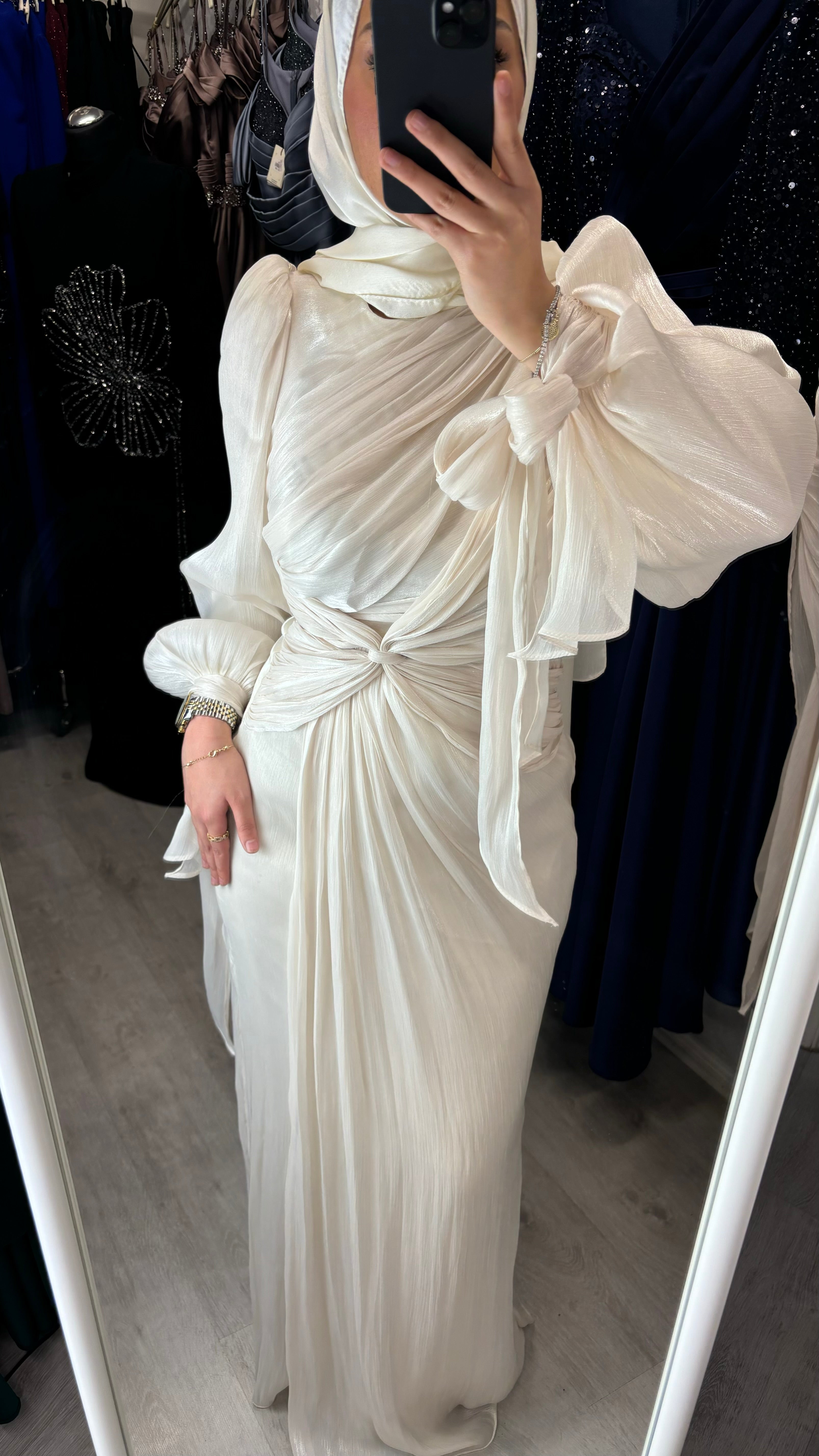 Alya Abendkleid in creme