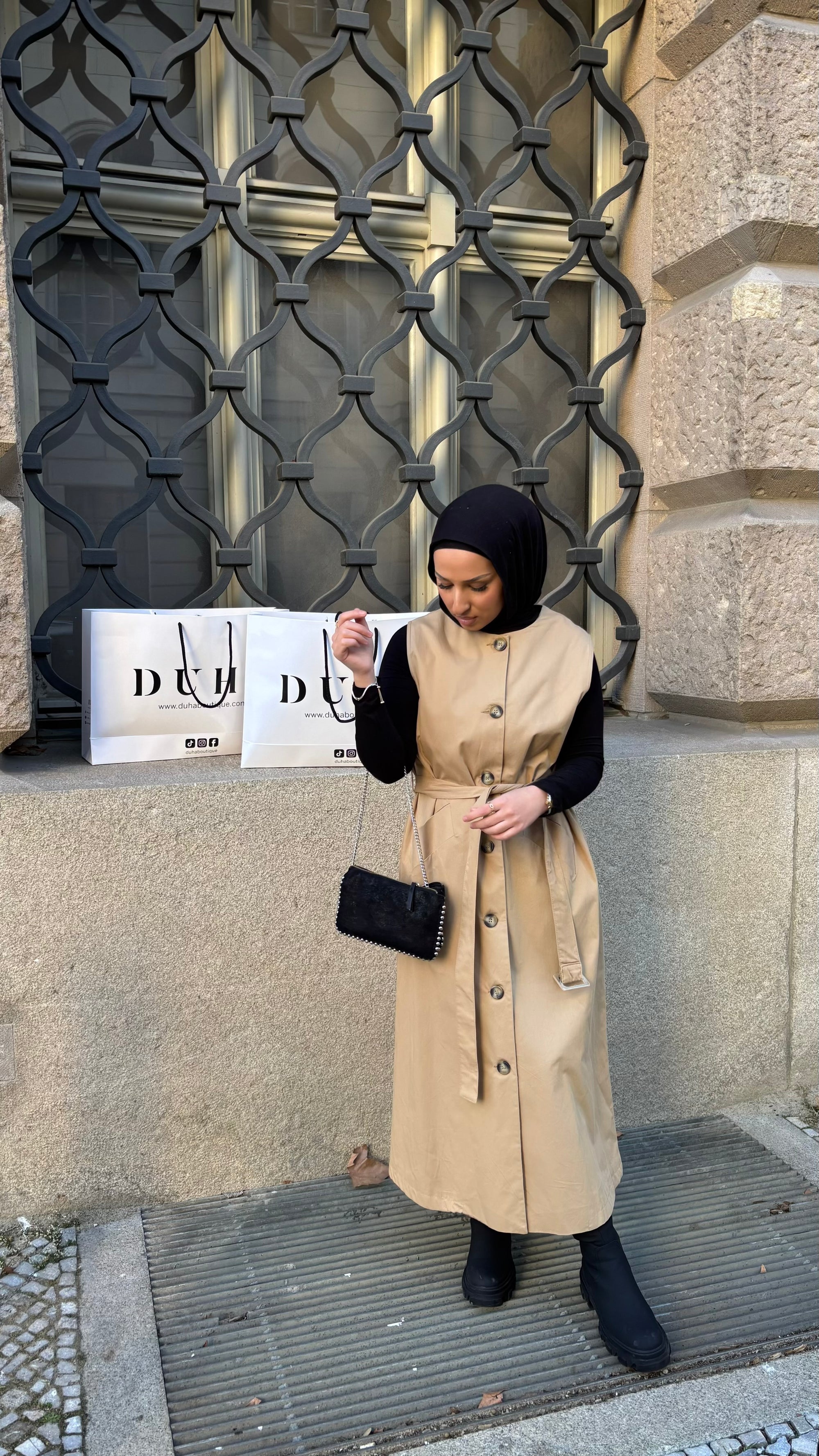 Alea 3in1 Trenchcoat in kamel