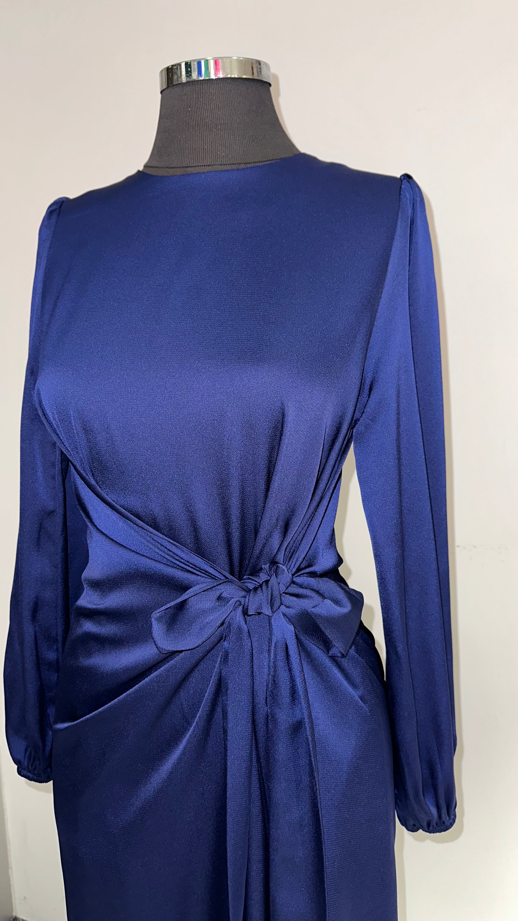 Yasmin wrap dress in purple