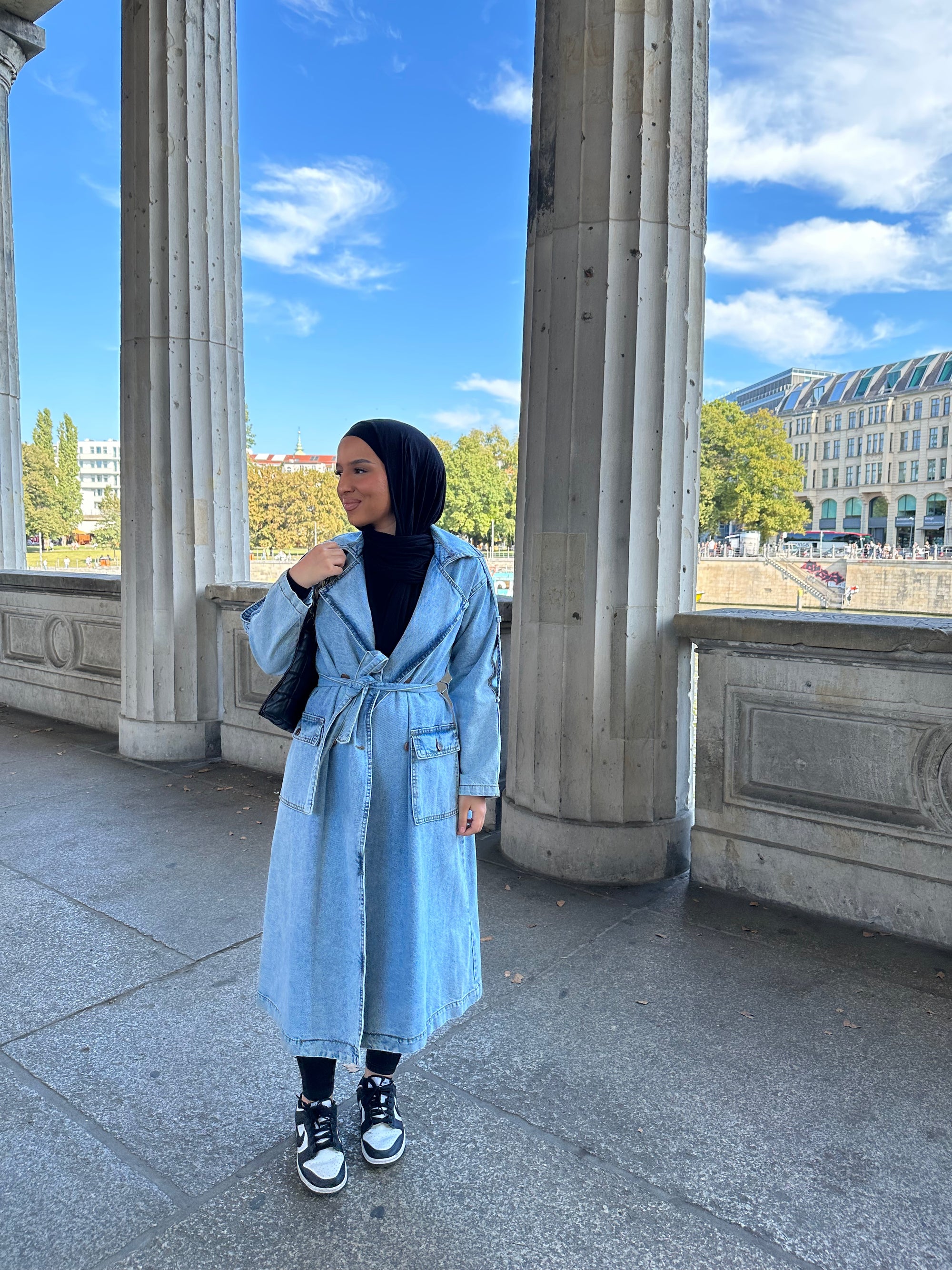 Safa Denim Trenchcoat