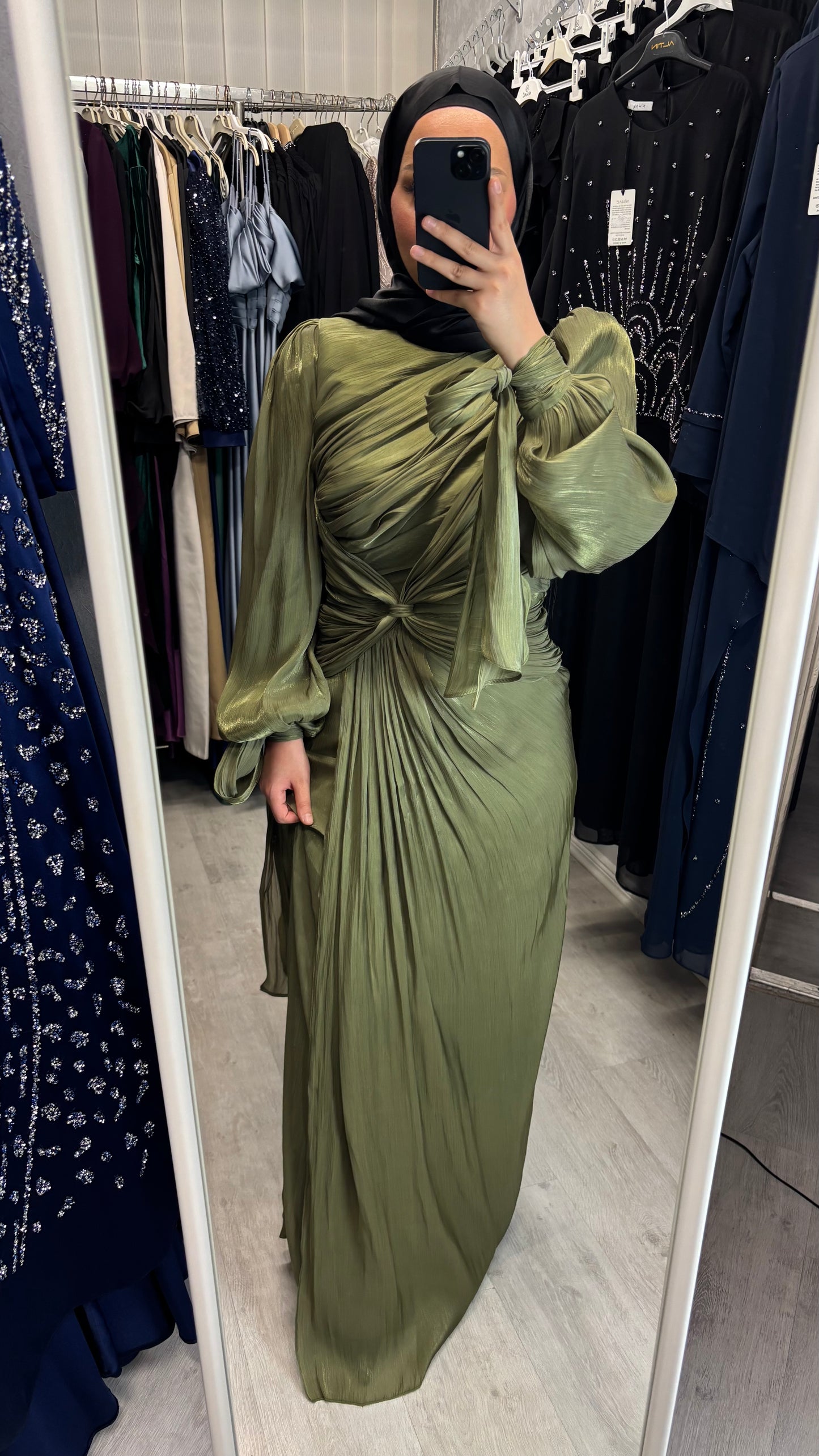 Alya Abendkleid in khaki