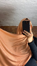 Armine Jersey Hijab in Peach