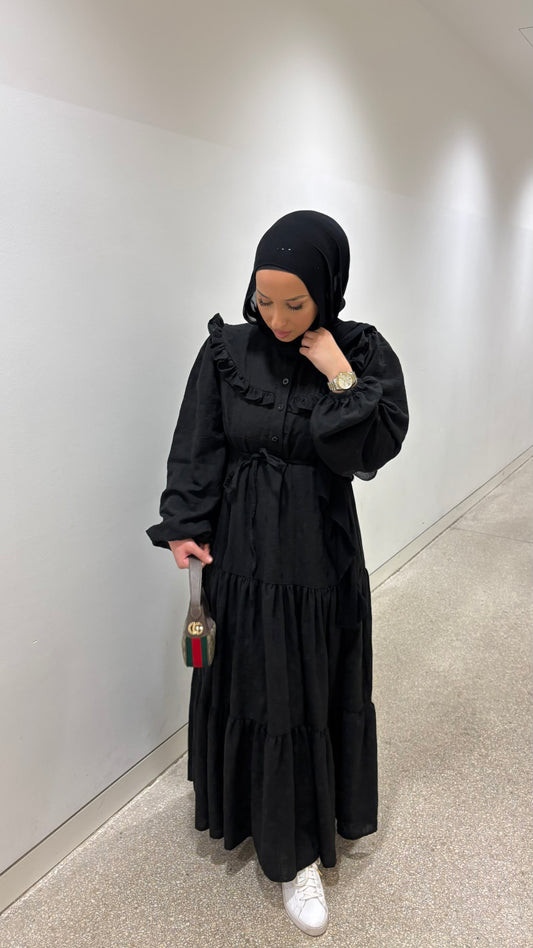 Nabila Kleid in schwarz