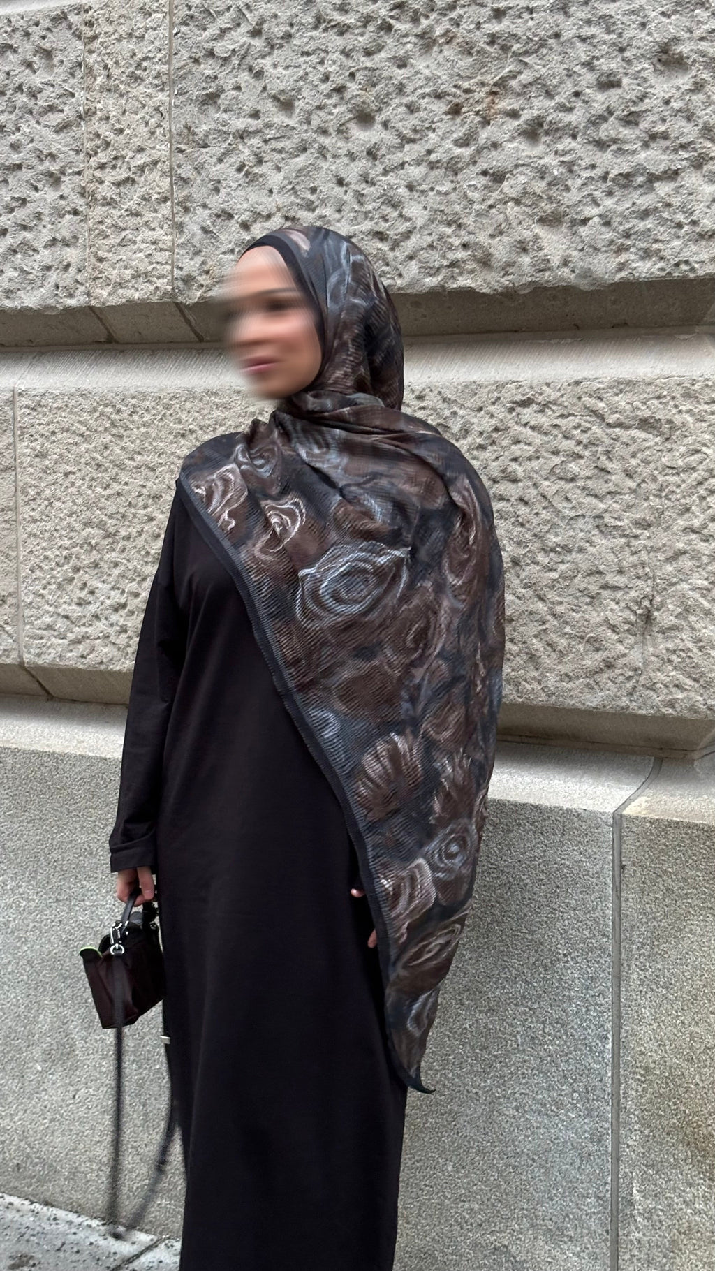 Velora Hijab in Grau/Braun