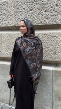 Velora Hijab in Grau/Braun