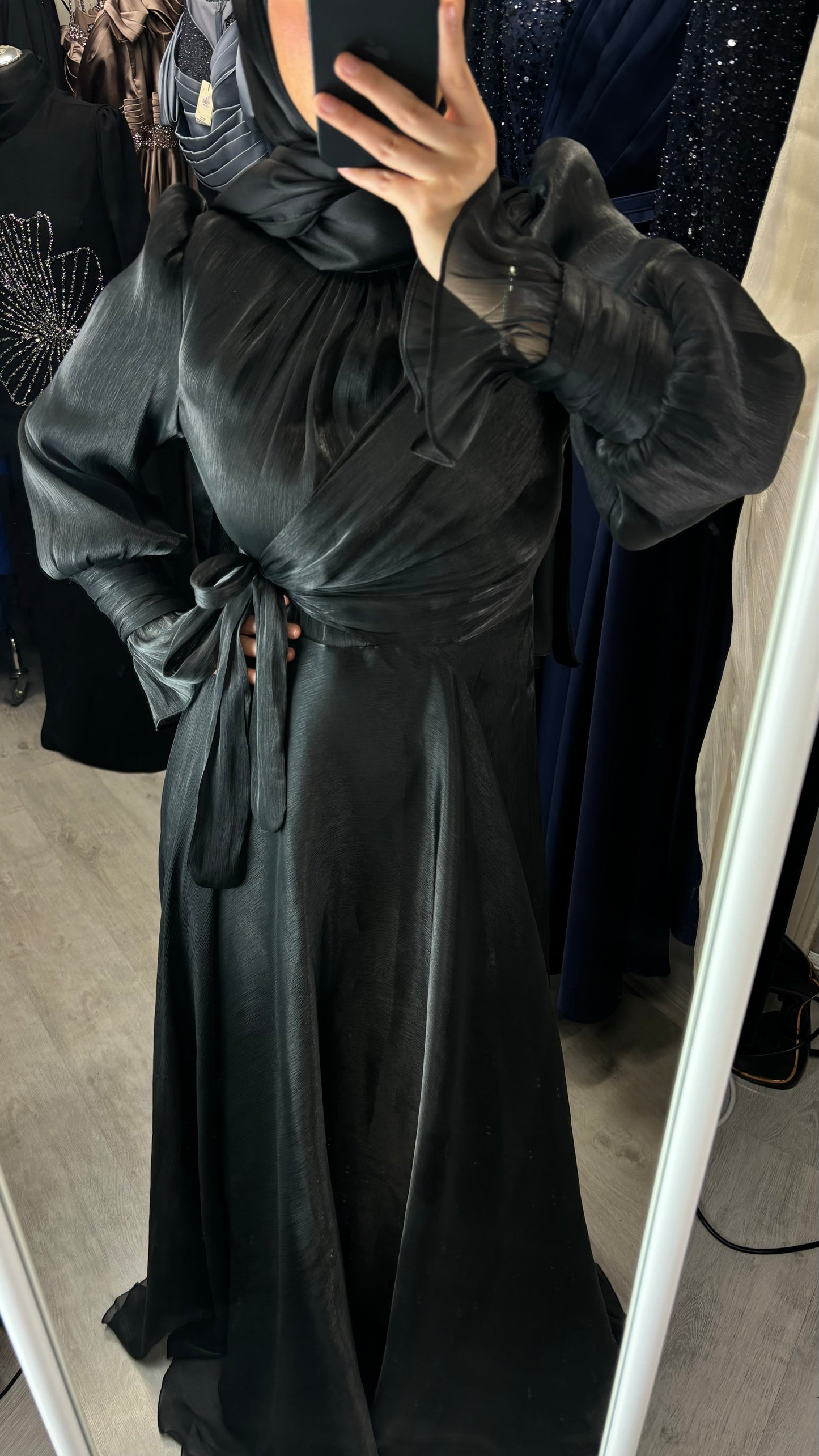 ANAYA DRESS IN SCHWARZ