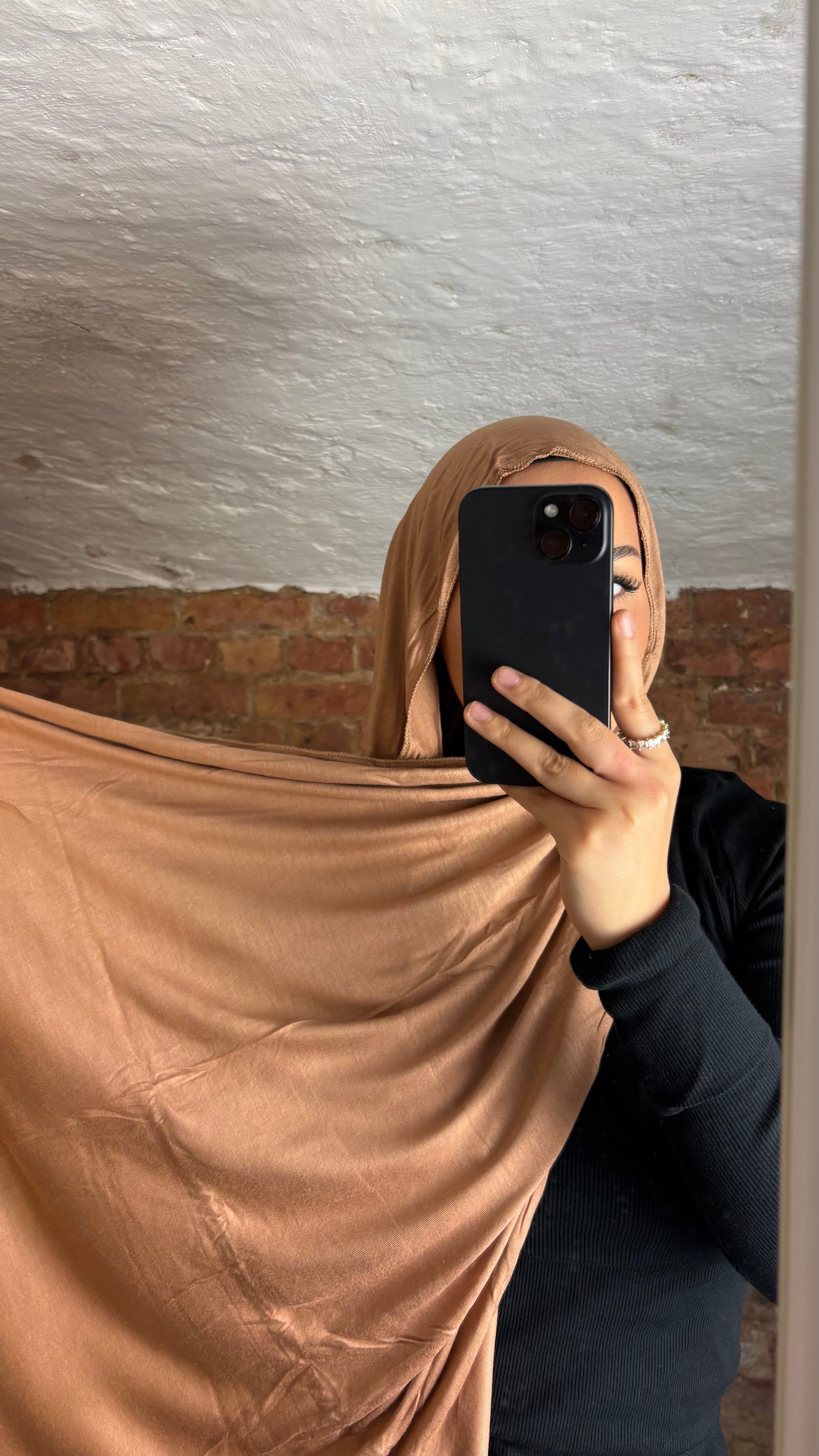 Hijab Armine en jersey camel