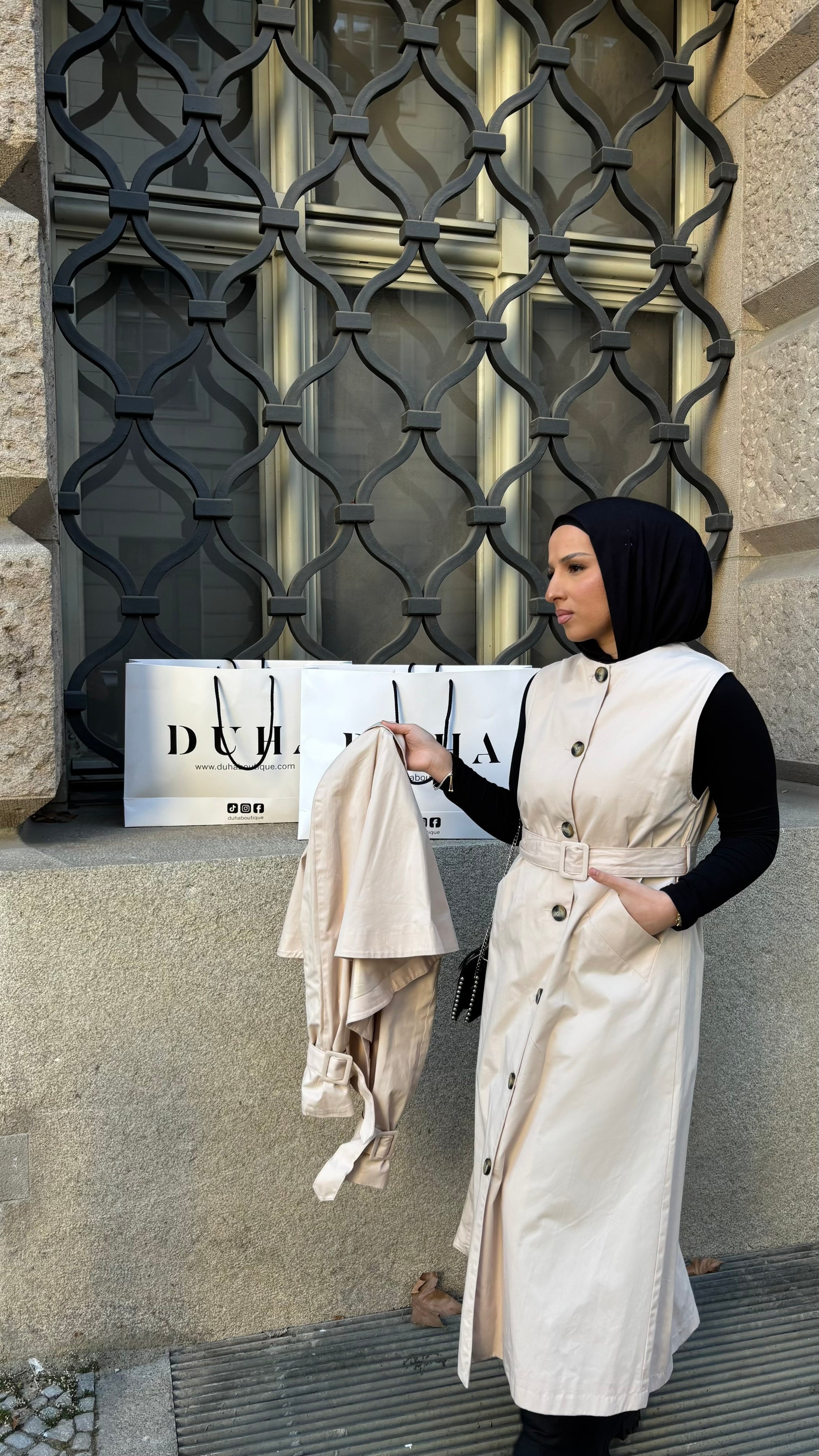 Alea 3in1 Trenchcoat in beige