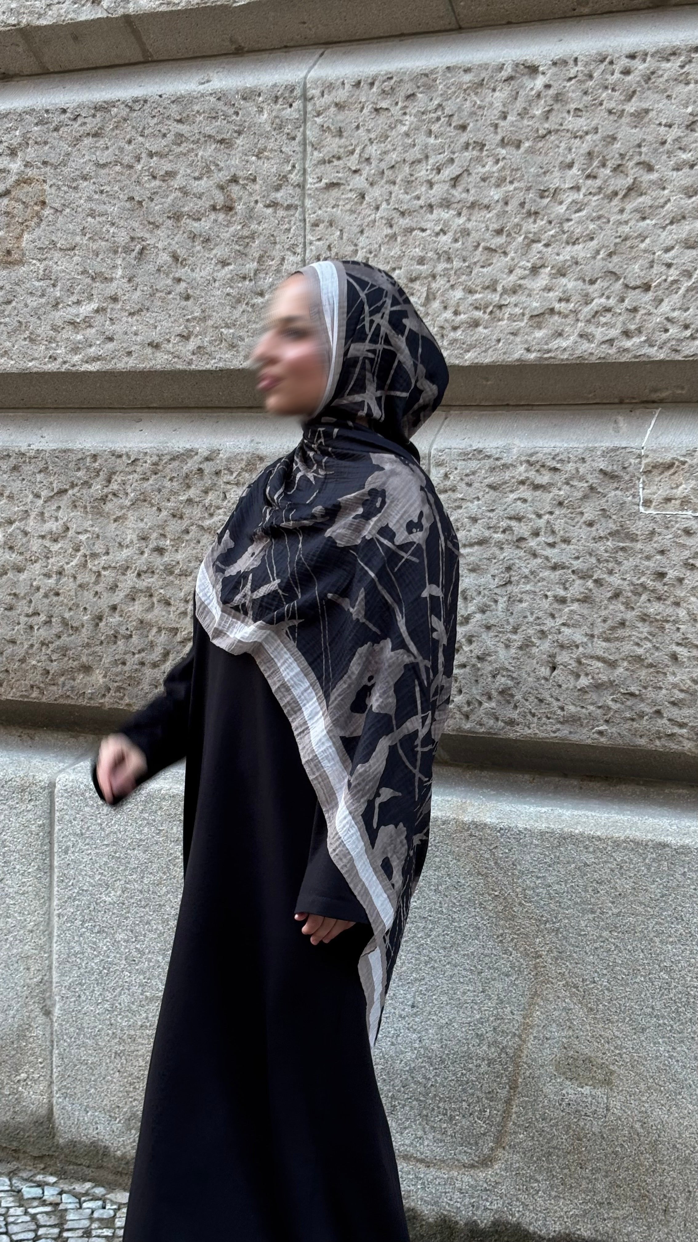 Rosalie Hijab in Schwarz/Mocca
