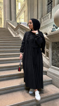 Noura dress in black