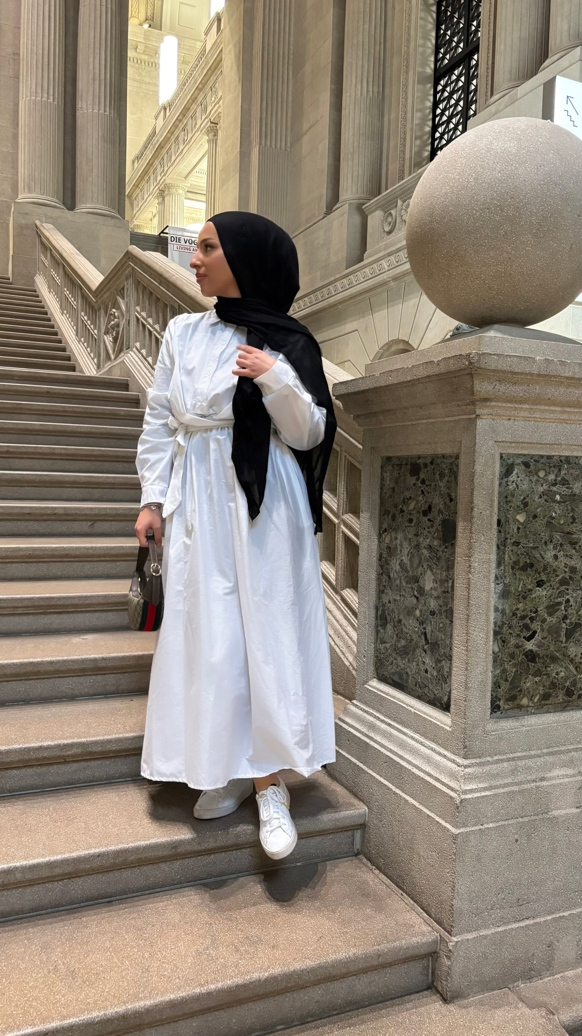 Noya wrap dress in mocha