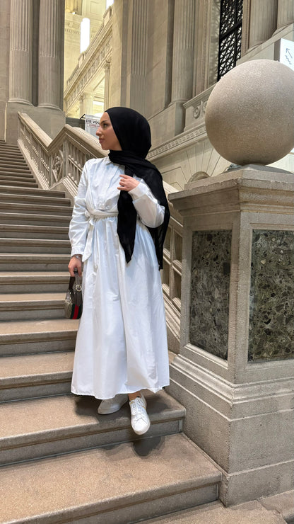 Noya Wickelkleid in weiß