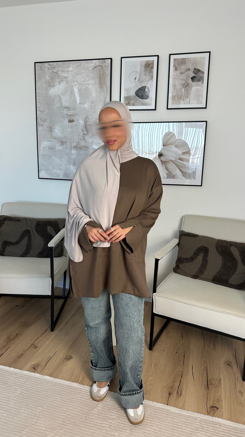 Basic Oversized Oberteil