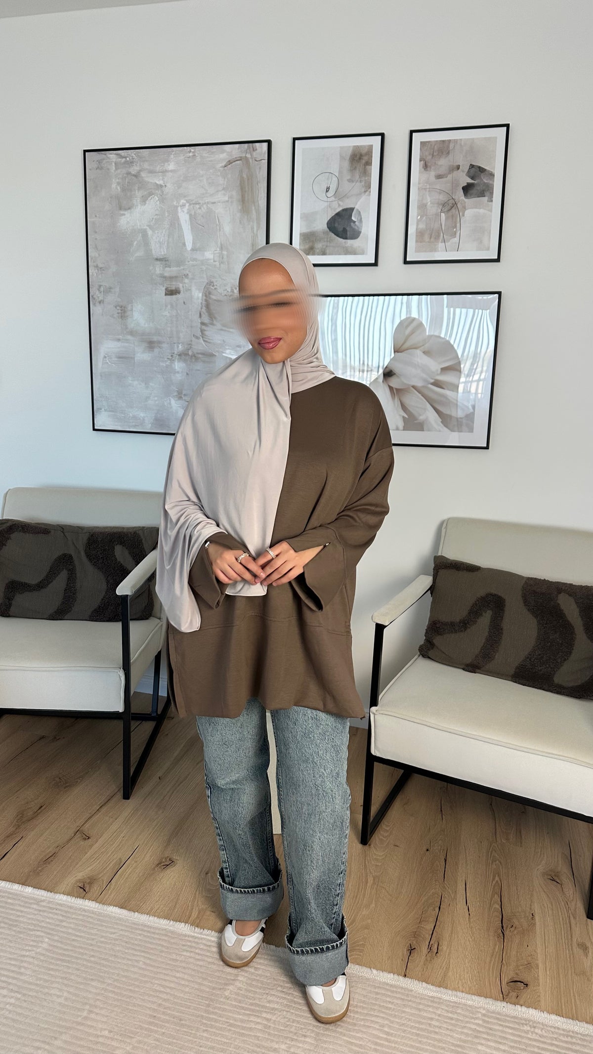 Basic Oversized Oberteil