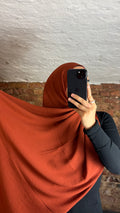 Armine Jazz Hijab in fox red