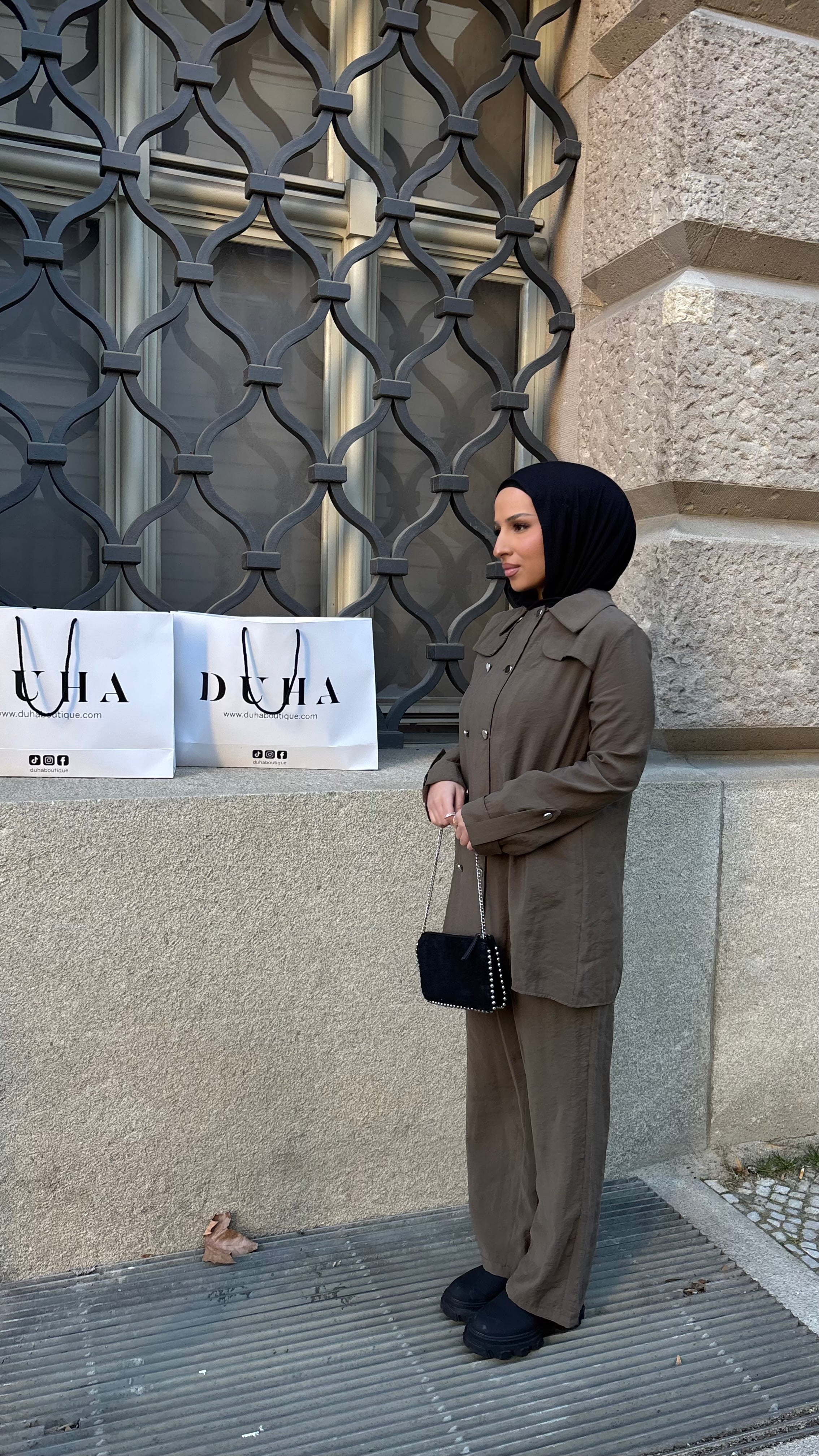 Ensemble Esin avec pantalon kaki