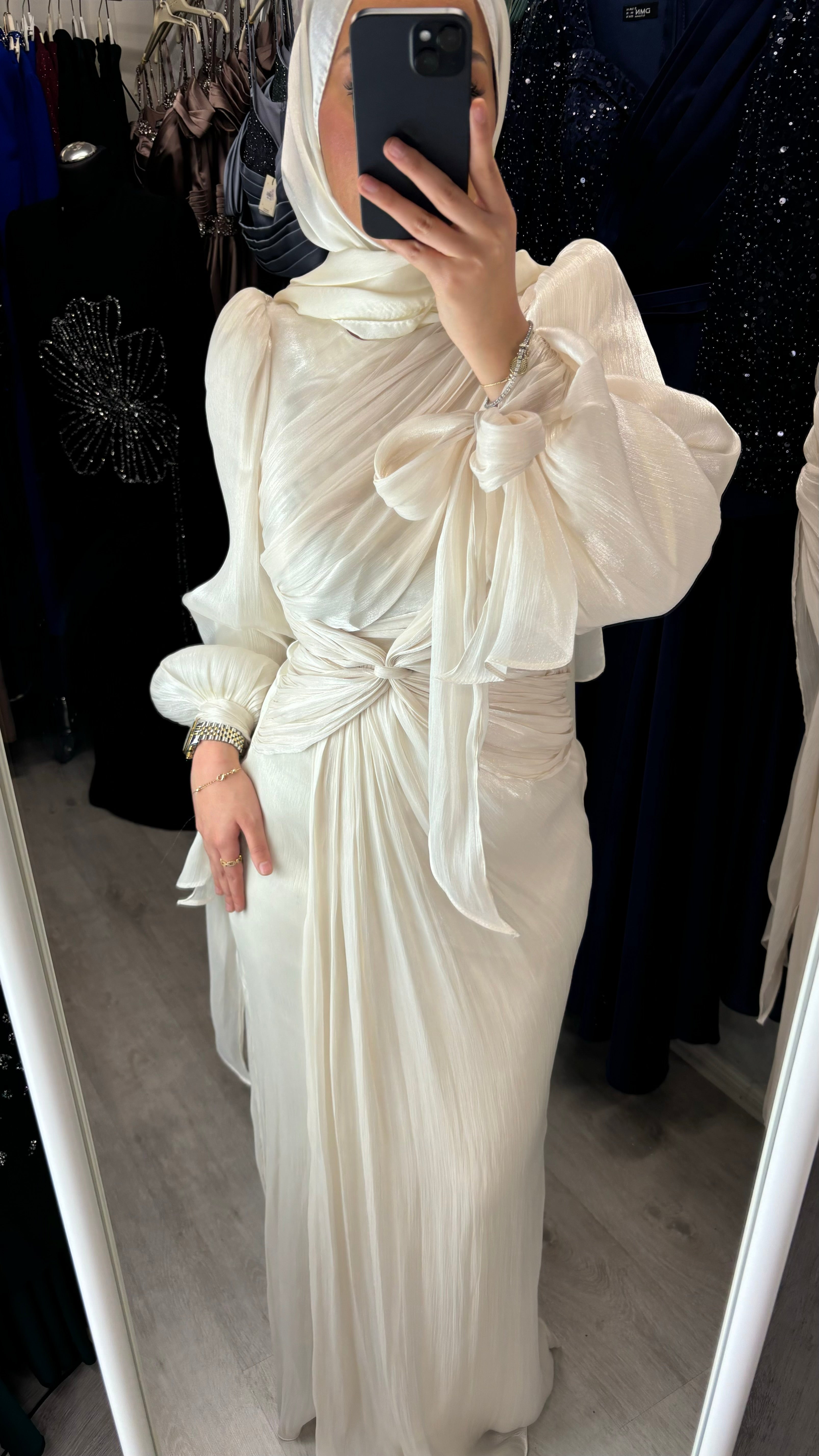 Alya Abendkleid in creme