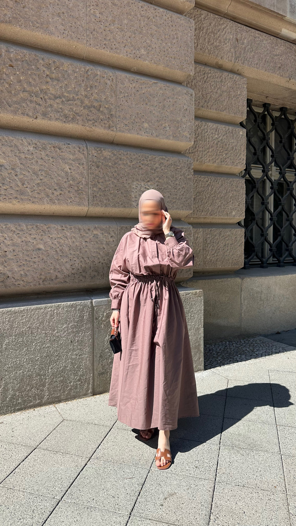 Noura Popeline Kleid